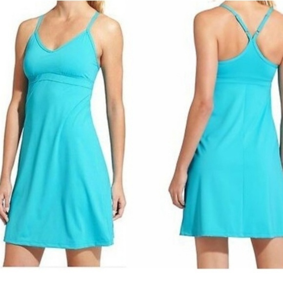 Athleta Dresses & Skirts - Athleta Shorebreak Dress Womens Small Athletic Stretch Sporty Active Comfy Beach